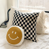 checkered pillow cover Throw Pillow Imani Collective 