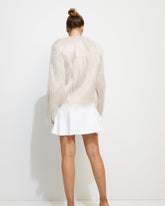 Unreal Dream Jacket in Nude Faux Fur UnrealFur