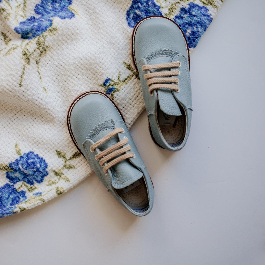 Artie Saddle | Pale Blue Baby & Toddler Shoes Zimmerman Shoes 