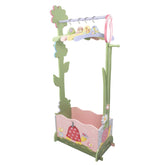 Fantasy Fields - Magic Garden Dress Up Valet Rack w/ 4 Hangers | Teamson Kids - Kids Furniture
