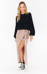 Wrap Me Up Skirt - Silver Confetti
