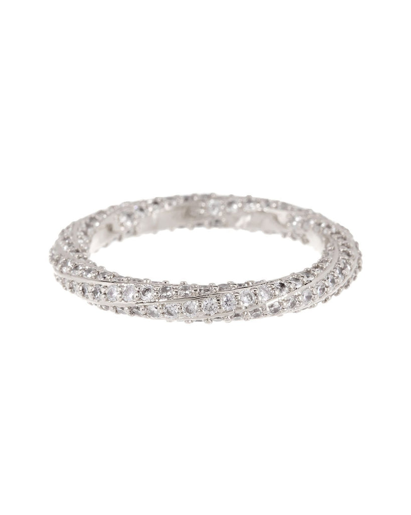 Pave Twisted Ring - Silver | Luv Aj - Holiday 2020